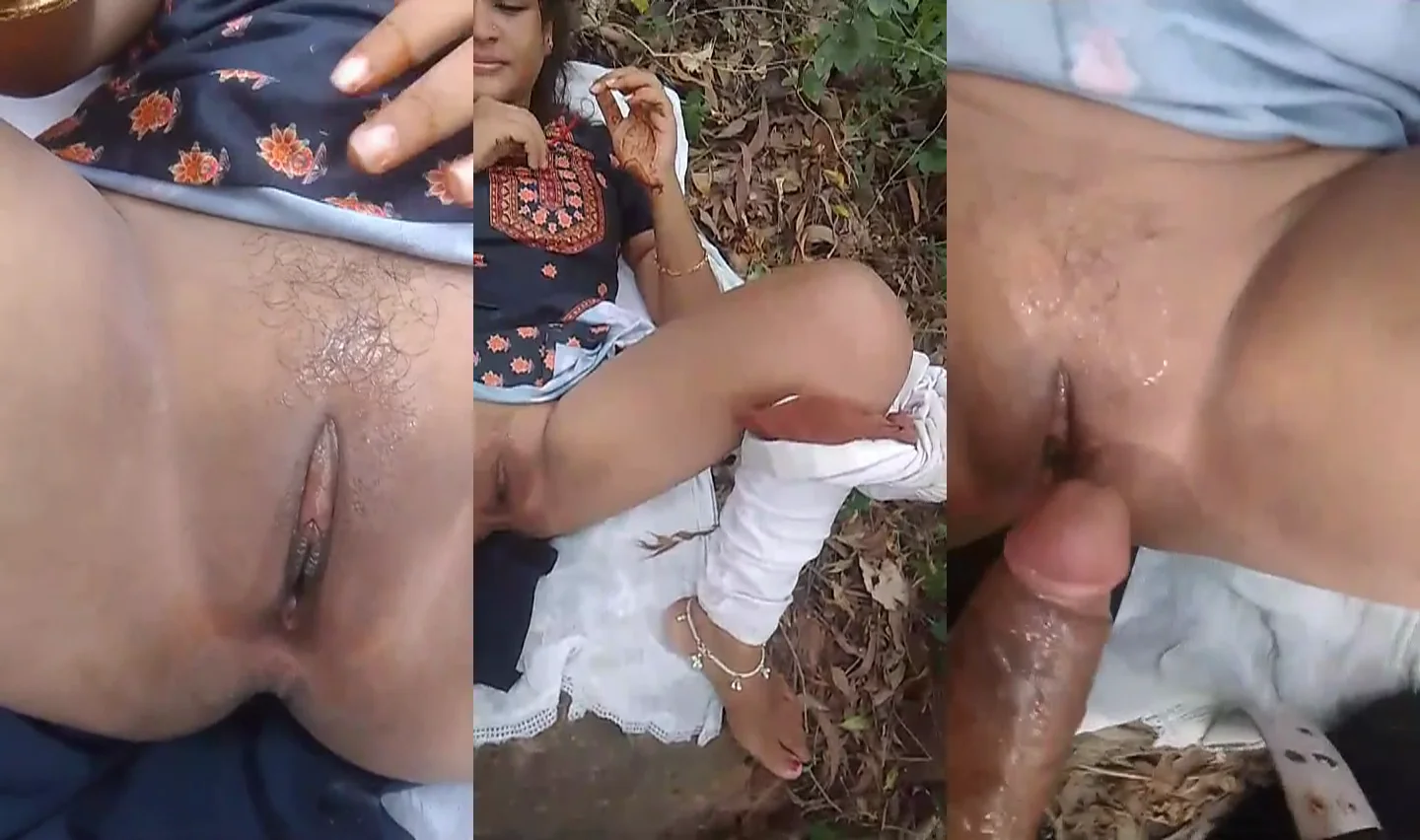 Village Aunty Tight Pussy Fucked Outdoor by Lover